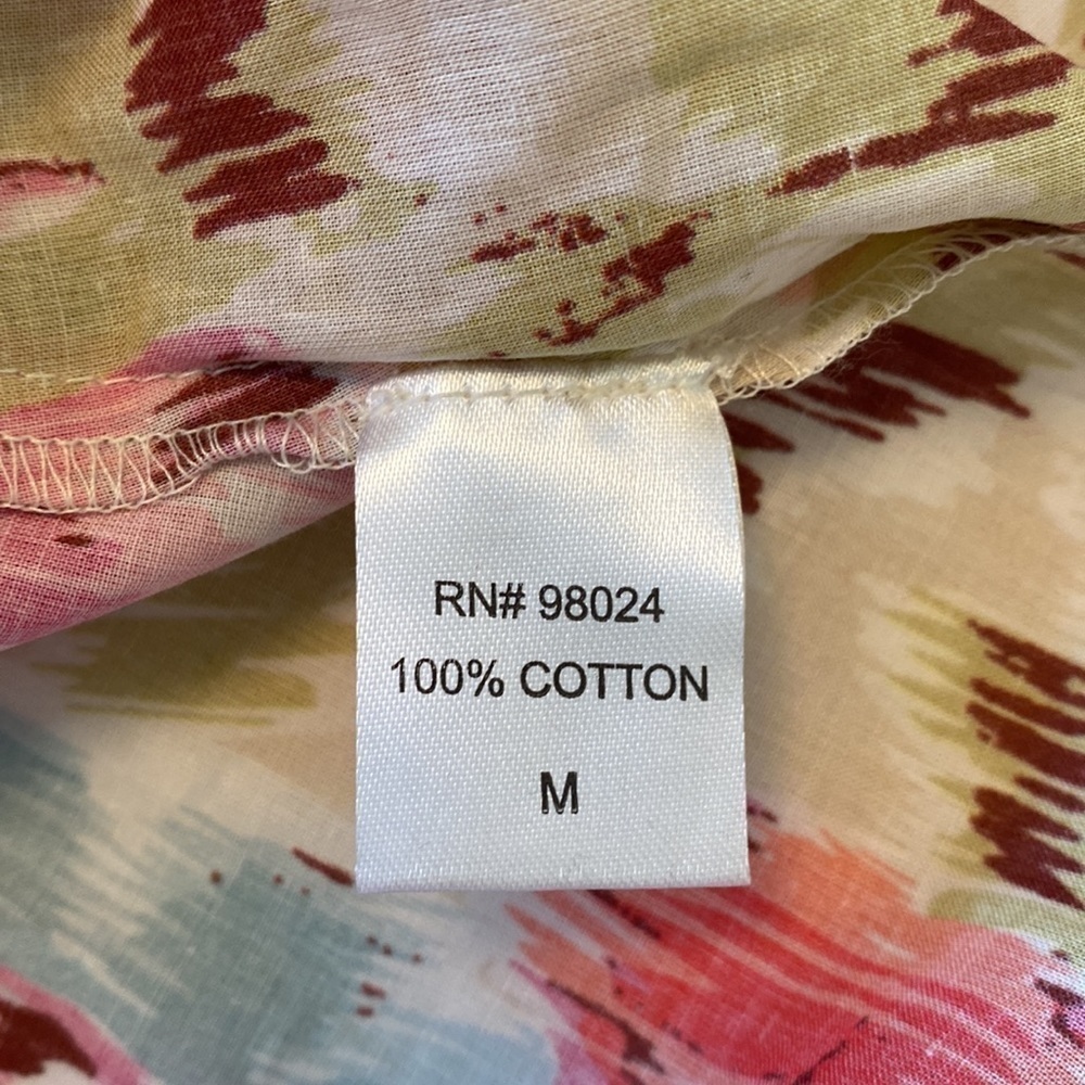 NWT House of Harlow 1960 Zoey Khaki flutter sleeve cotton top - Picture 10 of 12